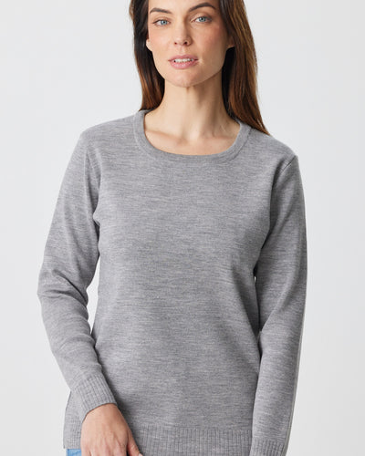 Merino Ladies Crew Sweater