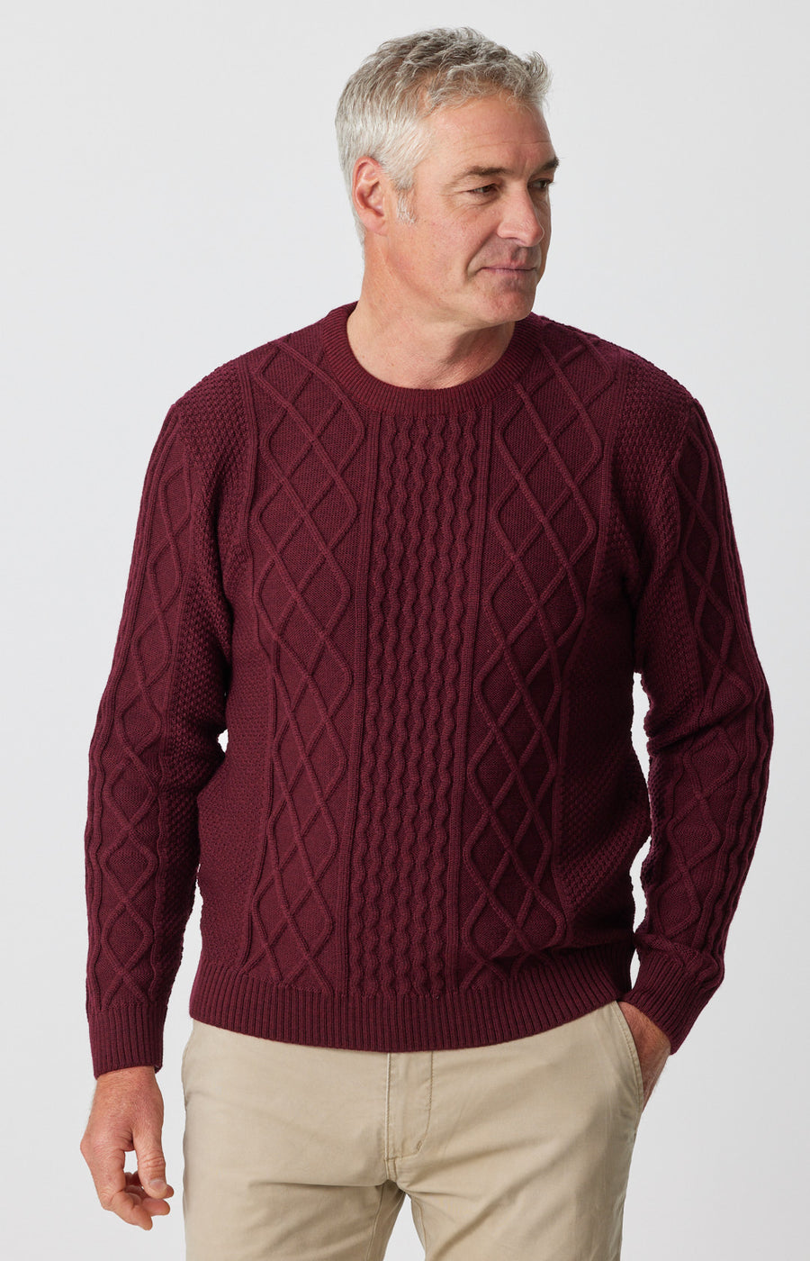 Soho Cable Crew Sweater
