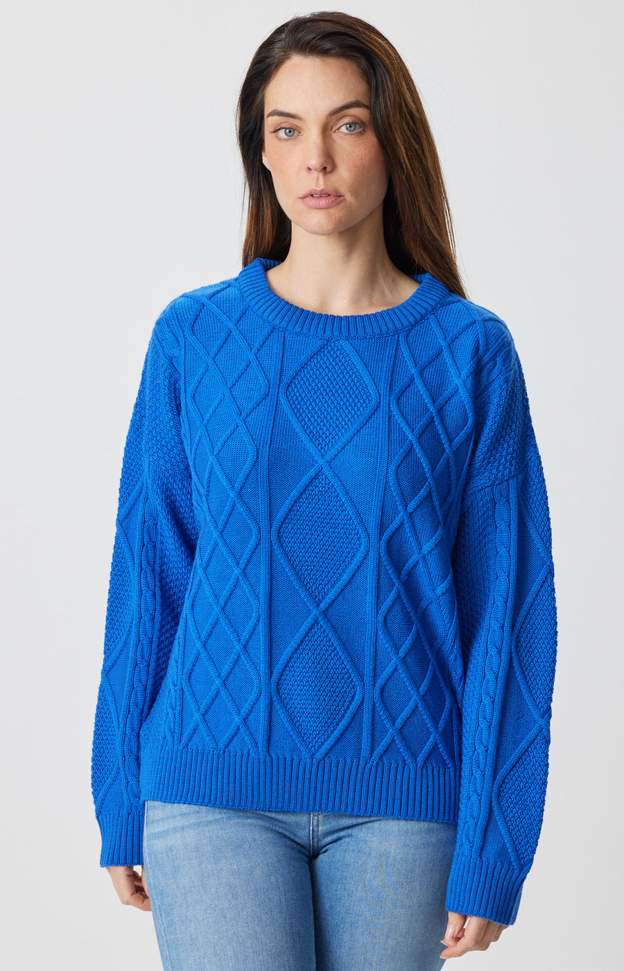 Manhattan Cable Crew Sweater