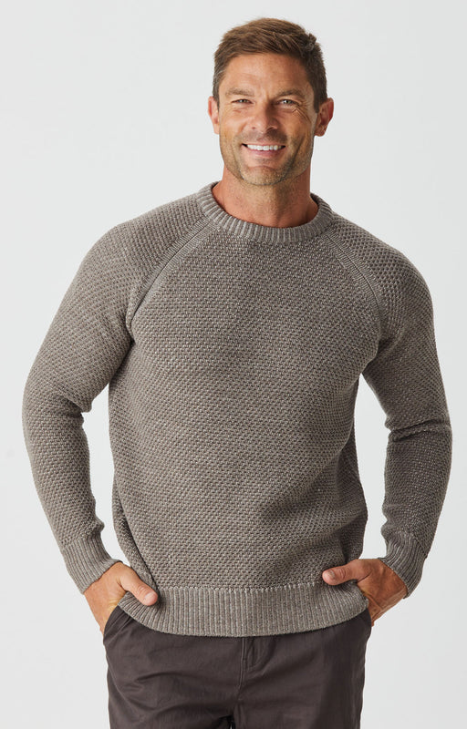 Merino Moss Platted Crew