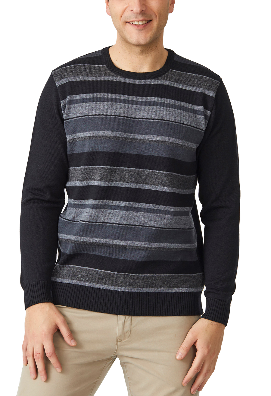 Lonsdale Stripe Crew Sweater - Aklanda Australia