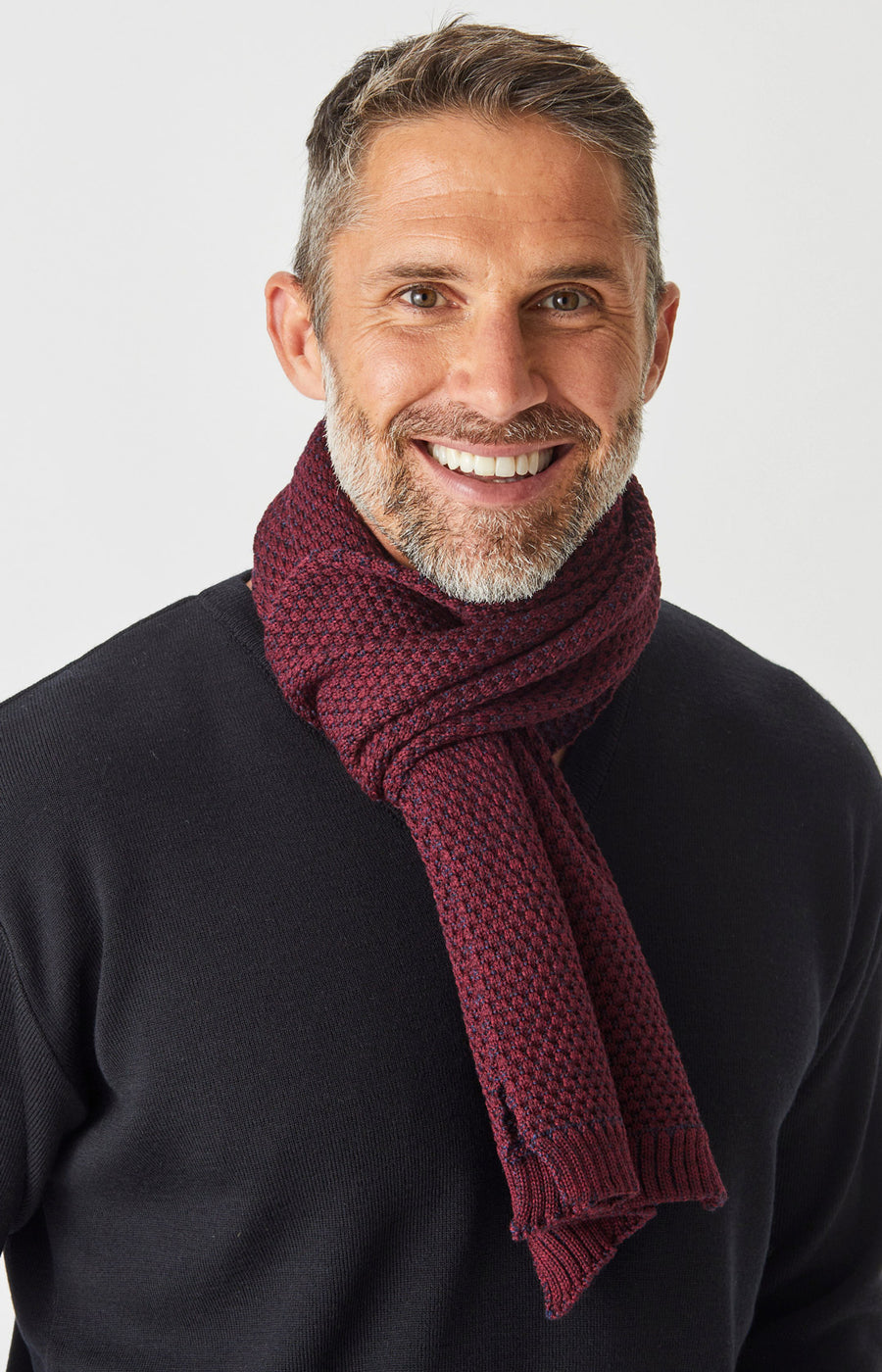 Merino Moss Platted Scarf