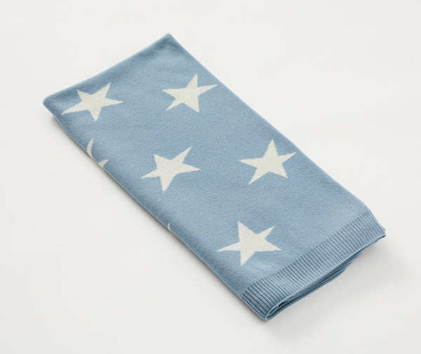 Merino Baby Child Blanket, Stars Aklanda Australia