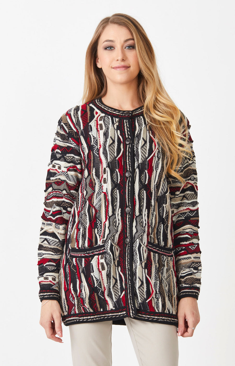 Botanic Crew Cardigan w Pockets