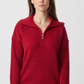 Classic Zip Polo Sweater