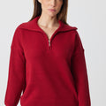 Classic Zip Polo Sweater