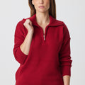 Classic Zip Polo Sweater