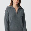 Classic Zip Polo Sweater