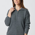 Classic Zip Polo Sweater