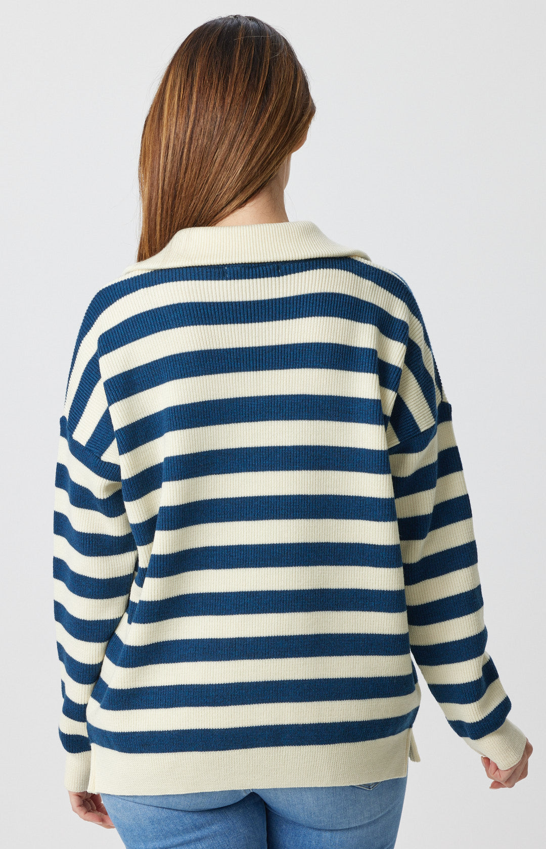 Classic Zip Polo Sweater | Knitting | Aklanda Australia