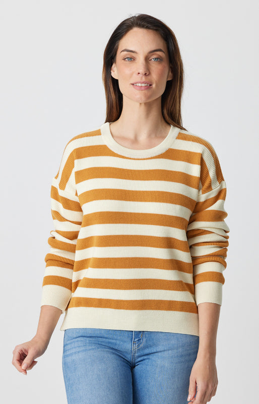 Stripe Crew Neck Sweater