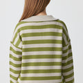 Stripe Crew Neck Sweater