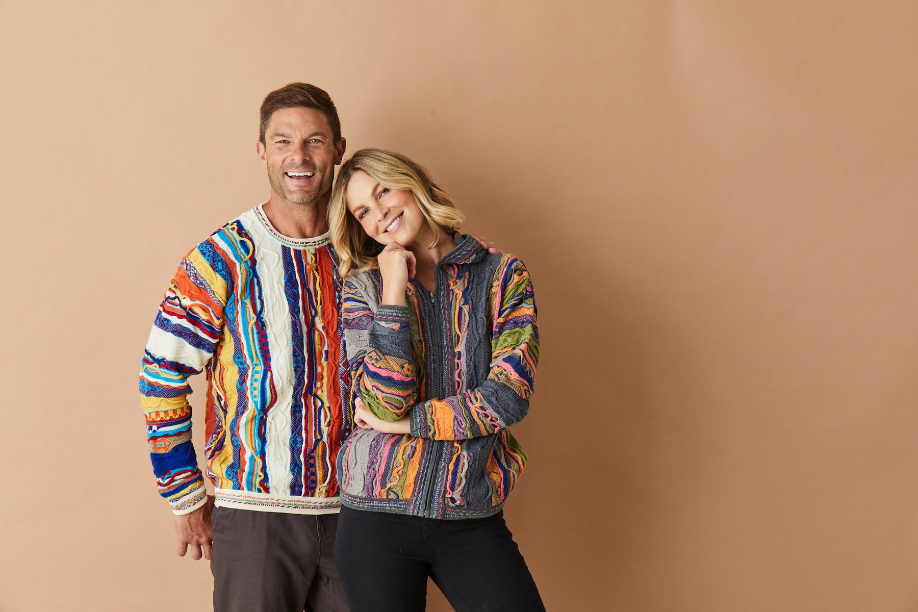 unique multi-coloured