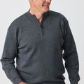 Merino Half Zip Sweater
