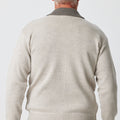 Merino Shawl Zip Cardigan with Pockets