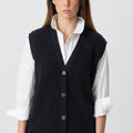 Fisher Long Buttoned Vest