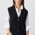 Fisher Long Buttoned Vest