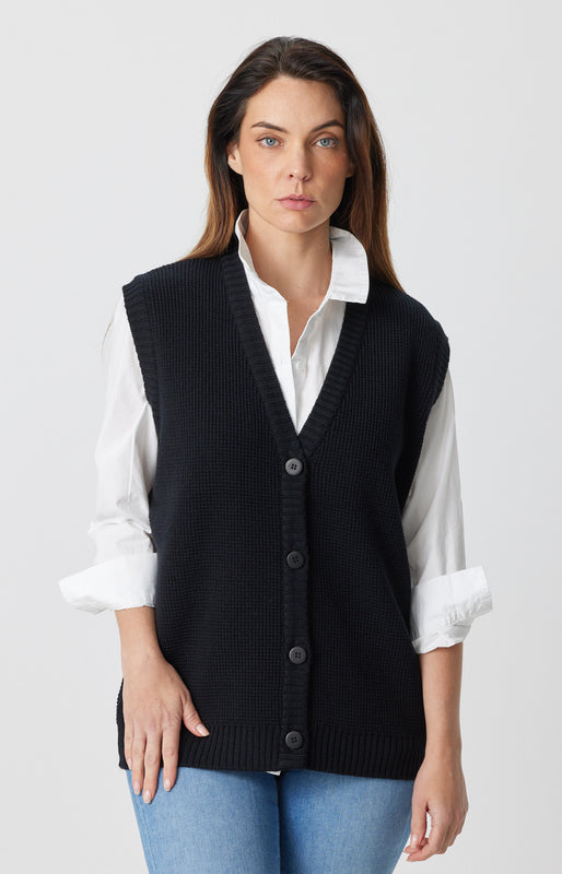 Fisher Long Buttoned Vest