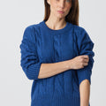 Chunky Cable Crew Sweater