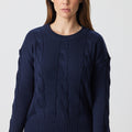Chunky Cable Crew Sweater