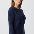 Chunky Cable Crew Sweater
