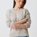 Chunky Cable Crew Sweater