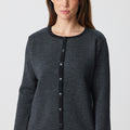 Herringbone Crew Neck Cardigan