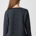 Herringbone Crew Neck Cardigan
