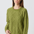 Manhattan Cable Crew Sweater