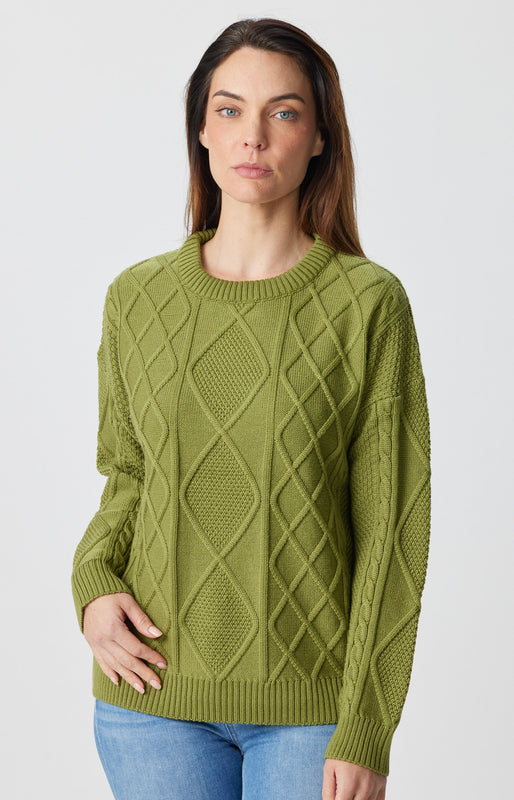 Manhattan Cable Crew Sweater