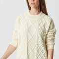 Manhattan Cable Polo Neck Sweater