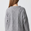 Manhattan Cable Polo Neck Sweater