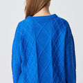 Manhattan Cable Polo Neck Sweater