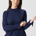 Sofia High Neck Jersey Sweater