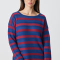 Racking Stripe Long Crew