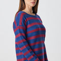 Racking Stripe Long Crew