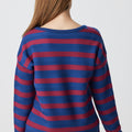 Racking Stripe Crew Cardigan