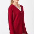 Merino V neck Cardigan