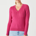 Merino Classic Cable Vee