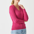 Merino Classic Cable Vee