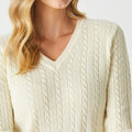 Merino Classic Cable Vee