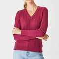 Merino Classic Cable Vee