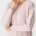 Merino Long Ribbed Knit Crew