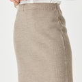 Merino Herringbone Skirt