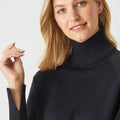 Sofia High Neck Jersey Sweater