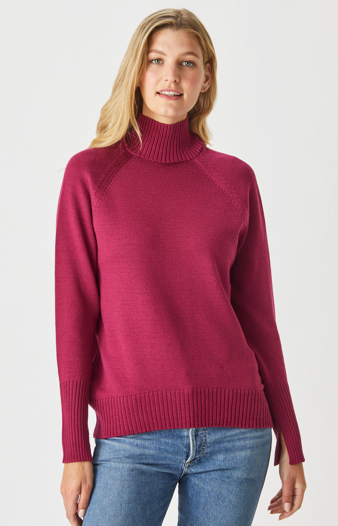 High Neck Sweater | Sofia Jersey | Aklanda Australia