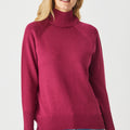 Sofia High Neck Jersey Sweater