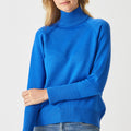 Sofia High Neck Jersey Sweater