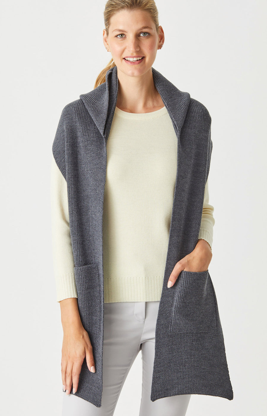 Fi Fi Hoodie Scarf with Pockets