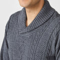Collins Cable Shawl Sweater